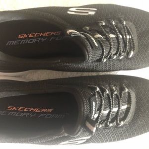 Skechers black slip on shoe size 6